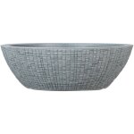 Scheurich - barceo jardiniere 60, pot  fleurs / bac  fleurs, ovale, coloris: stony grey, fabriqu avec ...