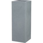 Scheurich c - cube high 70, vase / pot � fleurs / jardini�re, carr�, coloris: stony grey, fabriqu� avec ...