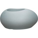 Flow 73. vase / pot de fleurs / pot de plantes. en forme de galet. en plastique couleur : stony grey. ... Flow 73. vase / pot de fleurs / pot de plantes. en forme de galet. en plastique couleur : stony grey. ...