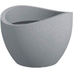 Wave globe 60, bac � plantes / pot � fleurs / jardini�re, cylindrique, coloris: stony grey, fabriqu� ...
