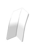 Angle rentrant 90° pour profilé - blanc pur Angle rentrant 90° pour profilé - blanc pur