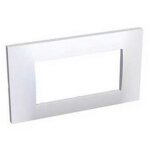 Alb45654 - altira - plaque 2 postes - entraxe 45 mm - blanc polaire - schneider