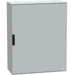 Schneider - jamais utilise] armoire �lectrique murale acier panelset plm 1 porte 1056x852x350mm - nsyplm108g ...