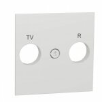 Cache prise tv / fm polaire schneider nu944018