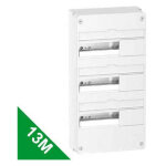 Schneider - coffret �lectrique 39 modules sur 3 rang�es r9h13403 blanc