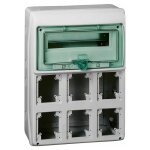 Schneider electric - schneider 13181 coffre kaedra 12 + 1 module 6 ouverture 90x100