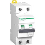 Schneider electric - acti9 ic60 rcbo - disjoncteur differentiel - 2p - 16a - 30ma - c - 10ka - typeasi ...