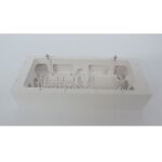 Schneider electric - boitier saillie 3 postes prof 40mm blanc polaire pour appareillage mural altira ...