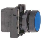 Schneider electric - bouton poussoir - affleurant - 1 no - bleu - complet xb5aa61 Schneider electric - bouton poussoir - affleurant - 1 no - bleu - complet xb5aa61