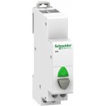 Schneider electric - bouton - poussoir lumineux 1 no gris + voyant - vert 110  230 vca - acti9 - ipb ...