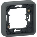 Schneider electric - cadre 2 postes encastre gris mureva styl composable