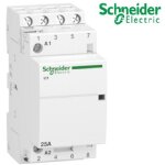 Schneider electric - contacteur modulaire ict50 - 25 - 40 - 230 25a 4no 50hz 220 / 240 vac