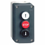 Schneider electric - harmony boite 3 boutons poussoirs diam. 22 blanc / rouge / noir schneider xald326 ... Schneider electric - harmony boite 3 boutons poussoirs diam. 22 blanc / rouge / noir schneider xald326 ...