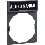 Schneider electric - harmony porte tiquette 30 x 40 mm standard diam. 22 avec tiquette auto - o - manual ...