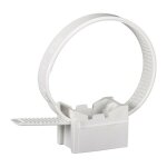 Schneider electric - mureva fix instacable - collier pour tube - pour conduit �16 - 32mm - blanc polair ...