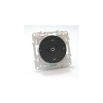 Schneider electric - mcanisme interrupteur pour volet roulant 3 positions support + enjoliveur gris ...