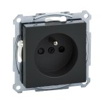 Schneider electric - merten m - plan - prise 2p + t - nf - borne auto - anthracite (mtn2500 - 0414)