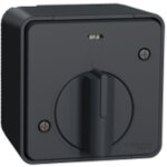 Schneider electric - mureva styl - interrupteur temporis� led - saillie - ip55 - ik08 - gris (mur35067) ...