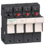 Schneider electric - porte - fus 3p / n 50a pour fusible 14 x 51 mm - df143nc