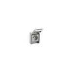 Schneider electric - prise 2p + t 16a encastr�e socle 65x85mm 250v avec clapet gris �tanche ip55 pratika ...