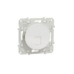 Prise rj45 odace grade 1 cat. 5 utp 'a vis blanc