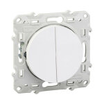Schneider electric - odace, double va - et - vient blanc, connexion rapide, à griffes (s525214) Schneider electric - odace, double va - et - vient blanc, connexion rapide, à griffes (s525214)