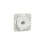 Odace, prise tv blanc, � vis