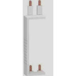 Schneider electric - peigne vertical pour interrupteur diffrentiel xp 2p 25  63a - schneider r9pxv