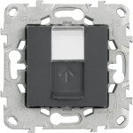 Prise rj45 cat 6 stp - anthracite - unica - schneider
