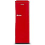 Schneider ? r�frig�rateur 1 porte cle rouge vintage 337l ? froid brass� avec d�givrage automatique ? ...
