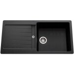 Schock - evier cristalite typos ev51011 grand bac nera 118 mtallis