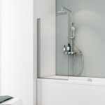 Pare - baignoire pliant, verre 5 mm, paroi de baignoire 1 volet capri, écran de baignoire pivotant schulte ... Pare - baignoire pliant, verre 5 mm, paroi de baignoire 1 volet capri, écran de baignoire pivotant schulte ...