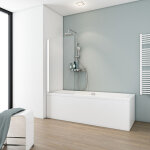 Pare - baignoire pliant, verre 5 mm, paroi de baignoire 1 volet capri, écran de baignoire pivotant schulte ... Pare - baignoire pliant, verre 5 mm, paroi de baignoire 1 volet capri, écran de baignoire pivotant schulte ...