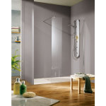 Schulte - paroi de douche � l'italienne sur - mesure, verre 6 mm anticalcaire, paroi fixe walk in free ...