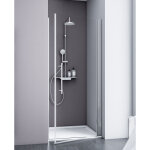 Schulte - porte de douche pivotante, verre 5 mm, style, profil� aspect chrom� sur mesure 60 x 192 cm