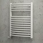 Schulte - radiateur sèche - serviette à eau chaude europa, blanc, inertie fluide, vertical 70 x 50 cm, ... Schulte - radiateur sèche - serviette à eau chaude europa, blanc, inertie fluide, vertical 70 x 50 cm, ...