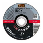 Scid - disque � tron�onner diam�tre 125 mm - inox - usage fr�quent - moyeu plat