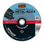 Scid - disque � tron�onner diam�tre 230 mm - m�taux - usage fr�quent