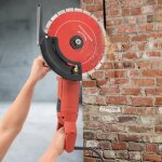 Scie � b�ton �lectrique 3000w d�coupeuse thermique disqueuse power tools 4300 rpm, poign�e pivotante ...