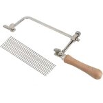 Scie a chantourner manuelle, kit fabrication bijoux scie chantourner � bijoux � cadre r�glable saw jewelry ...