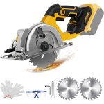 Scie circulaire sans fil 5, 5'' pour batterie dewalt 18v 20v, scie �lectrique avec moteur sans brosse, ...