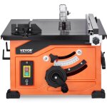 Scie circulaire sur table, 210 mm, scie a table compacte portable 1200 w, capacite de coupe maximale ...