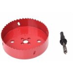 Scie cloche 125 mm avec couronne de forage pour plaque en li�ge, plaque en plastique, plaques de pl�tre, ...