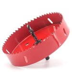 Scie cloche de 150 mm avec foret central pour bois, planches, plastique et cloisons s�ches