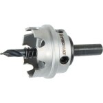 Scie cloche d. de la scie 24 mm prof. de coupe 4 mm garniture carbure avec foret et ressort