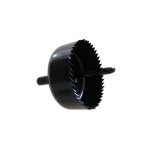 Scie cloche � 68mm prof 28mm m�tal noire mandrin + foret pour per�age mat�riaux et m�taux de faible �paisseur ...