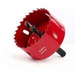 Scie cloche 70mm m42 avec hexagonale adaptateur pour fer aluminium, cloison sche, tuyau, plastique mtaux ...
