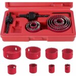 Scies cloches en acier au carbone pour bois, plaque de pl�tre, panneaux de densit� et m�taux non ferreux ...