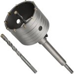 Scie cloche  bton avec tige sds plus, 82 mm scie  cloche trpan, scie  cloche avec tige sds plus ...