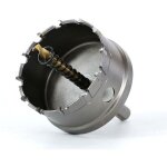 Scie cloche bi - m�tal, 140 mm carbure tct en acier inoxydable de qualit� industrielle, scie tr�pan alliage ...